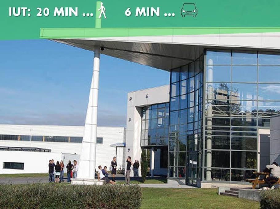 Oo Le Jardin Oo Paisible Studio Equipe Et Bien Place Quimper Eksteriør billede